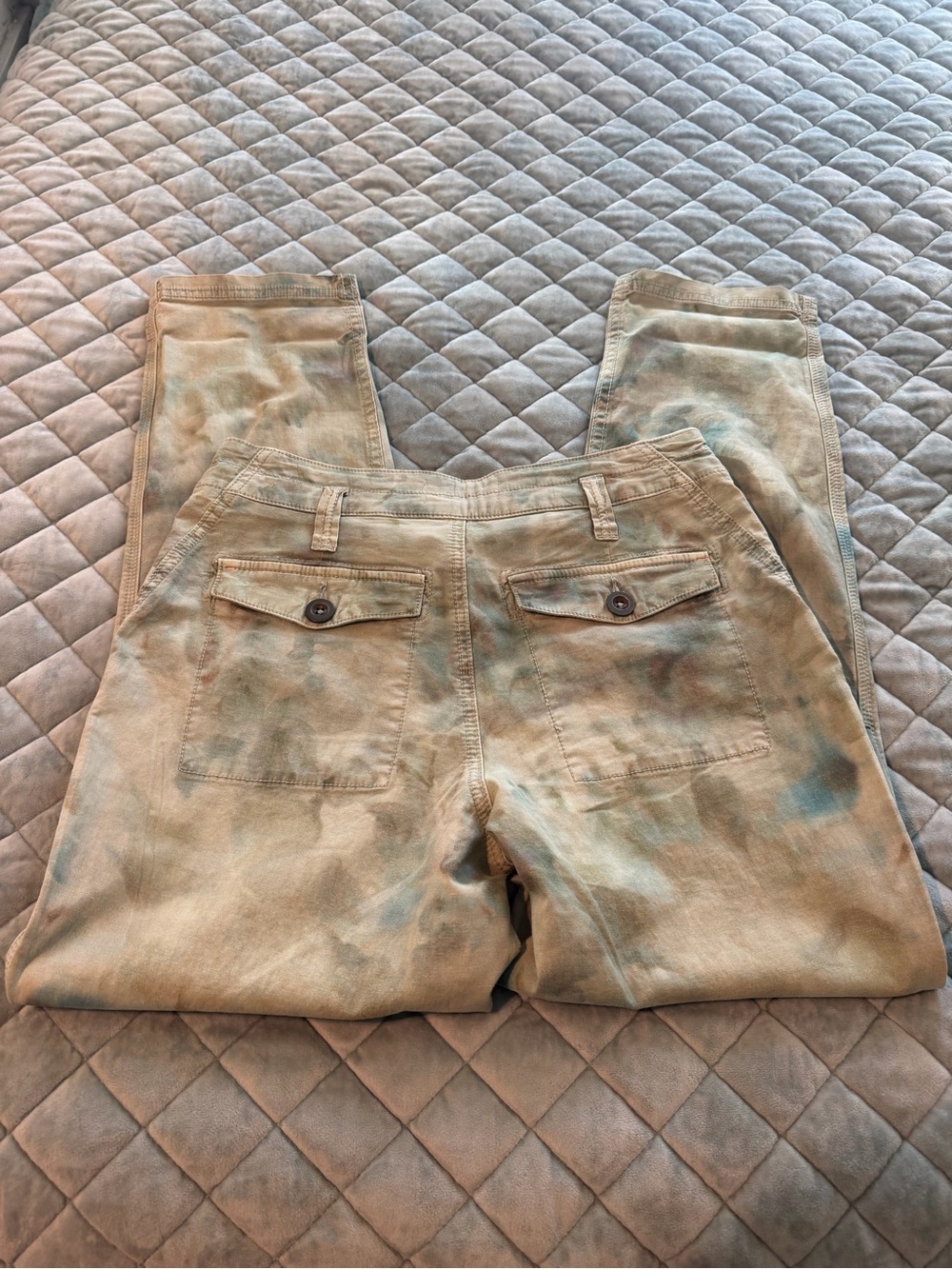Anthropologie "The Wanderer" Tie-Dye Cargo Pants - size 27 - Picture 3 of 4